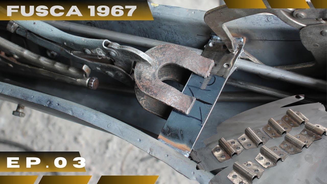 FUSCA 1967 - / Instalação da tubulação interna do Chassi em aço inox - EP. 03