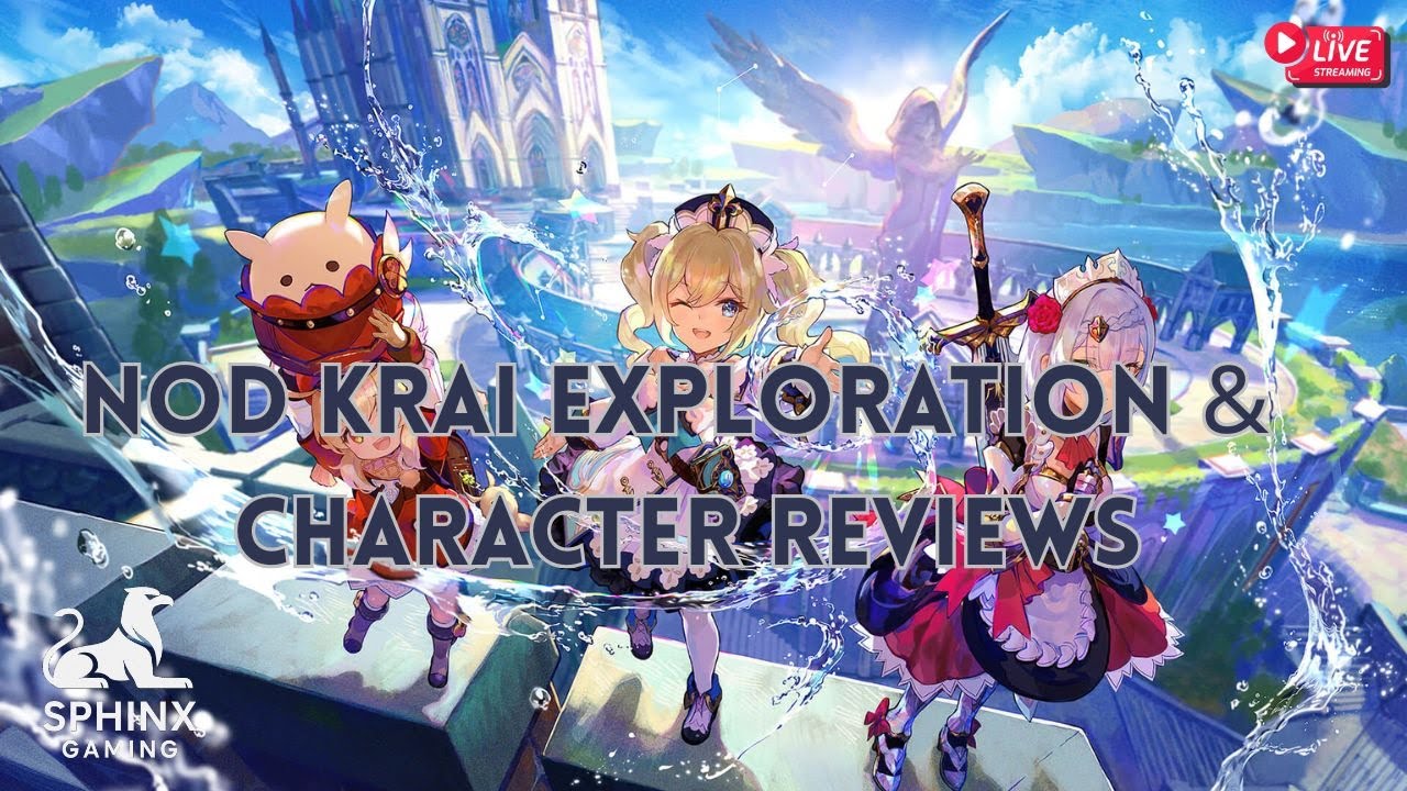 Genshin Impact live Stream - Nod Krai exploration