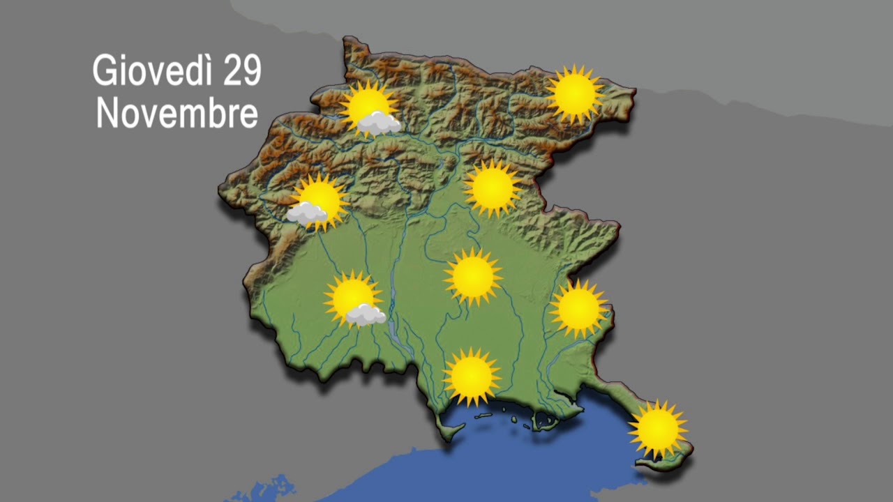 Previsioni meteo | 29 novembre 2018