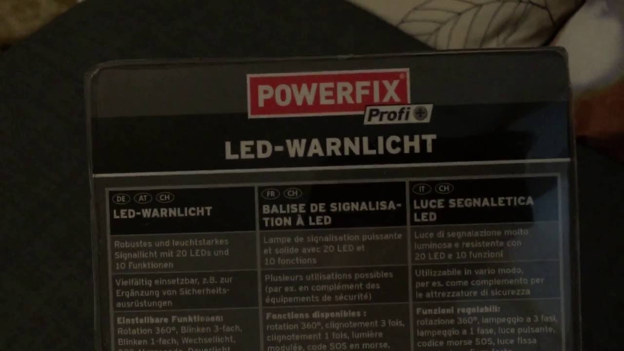 Powerfix LED Warnlicht