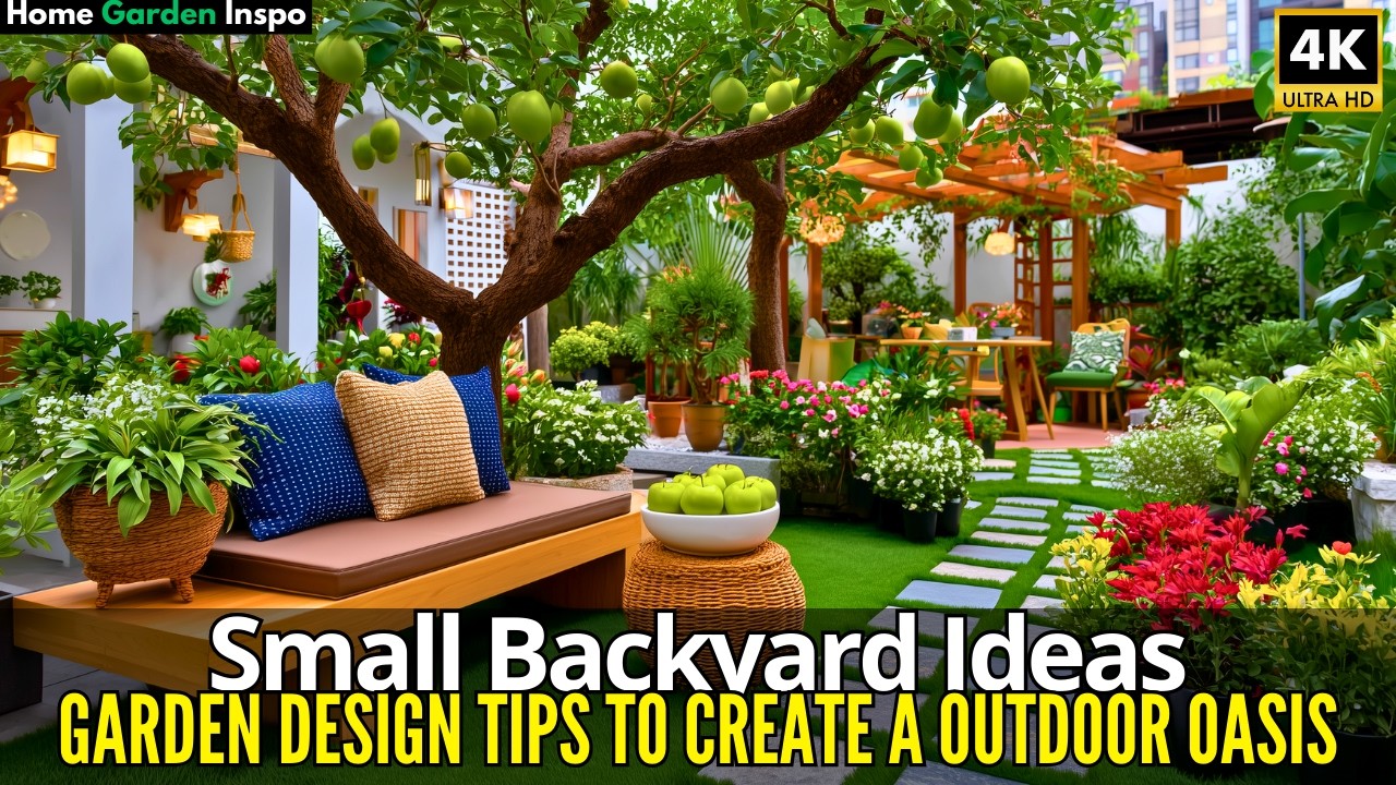 Small Backyard Ideas 2025: Garden Design Tips to Create a Outdoor Oasis