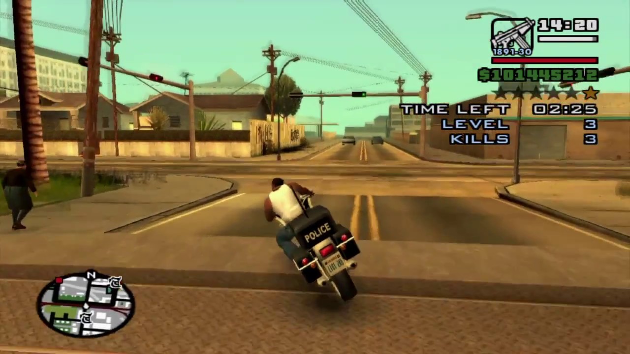 Grand Theft Auto San Andreas - Vigilante level 12 early - PS4