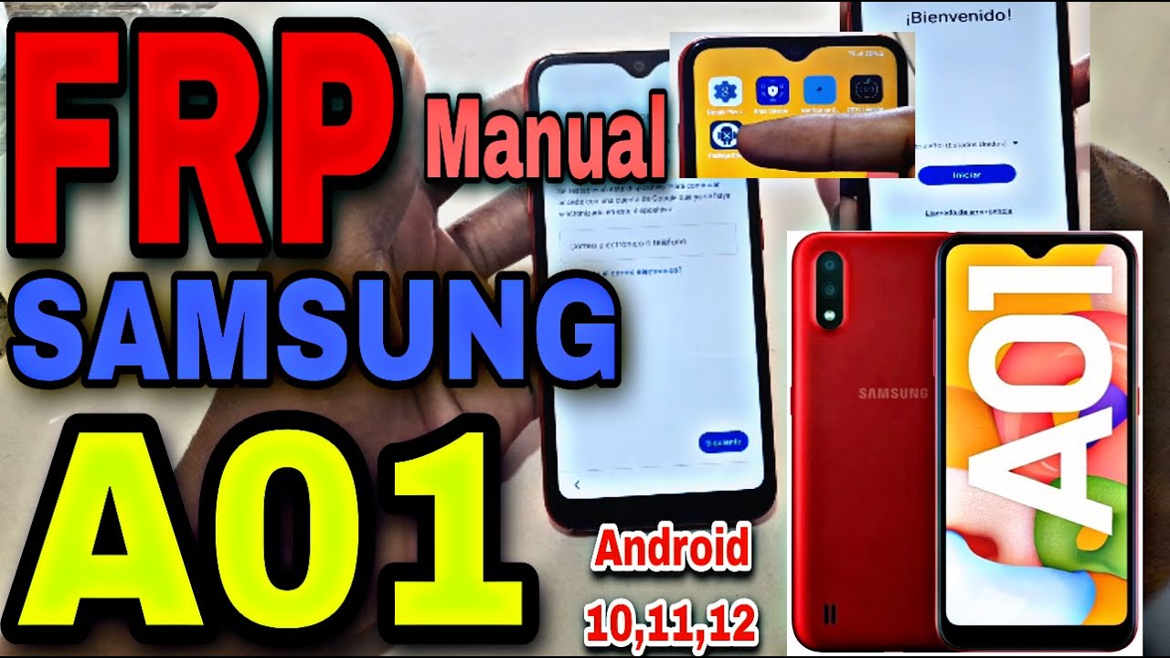 Frp A01 Android 11,12, Quitar Cuenta De Google A Samsung Galaxy A01