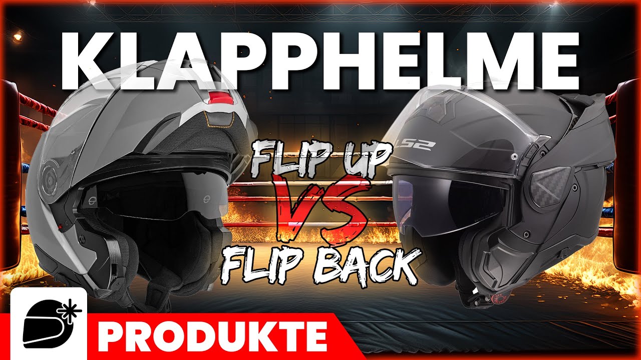 Kampf der Klapphelme: Flip Up VS. Flip Back