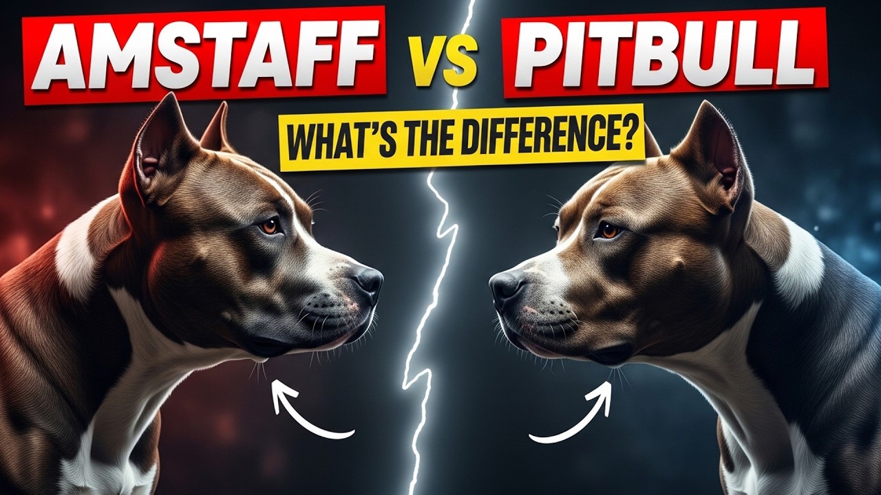 American Staffordshire Terrier vs Pitbull – What’s the Difference