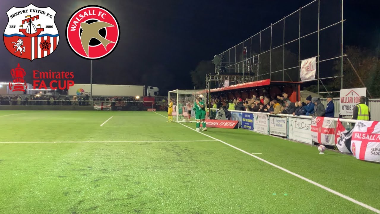 SHEPPEY UNITED VS WALSALL *VLOG*! CONTROLLING SADDLERS PROGRESS AGAINST LOWEST RANKED SIDE!