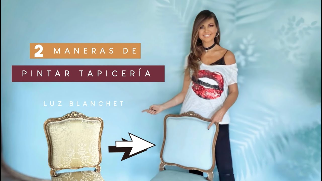 Como PINTAR TAPICERÍA lo que SI funciona y lo que NO / Luz Blanchet