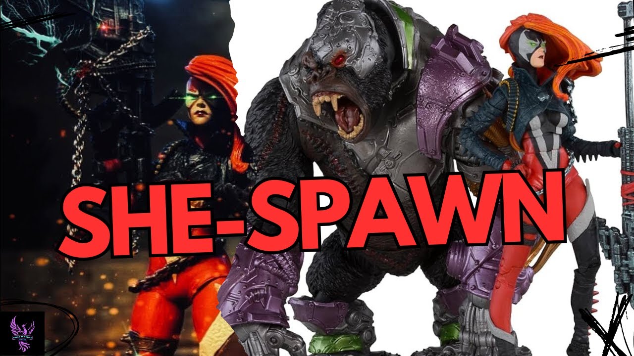 McFarlane Toys Spawn She Spawn 7 Action Figure Deluxe Box Set: Women of Action Figure Collection