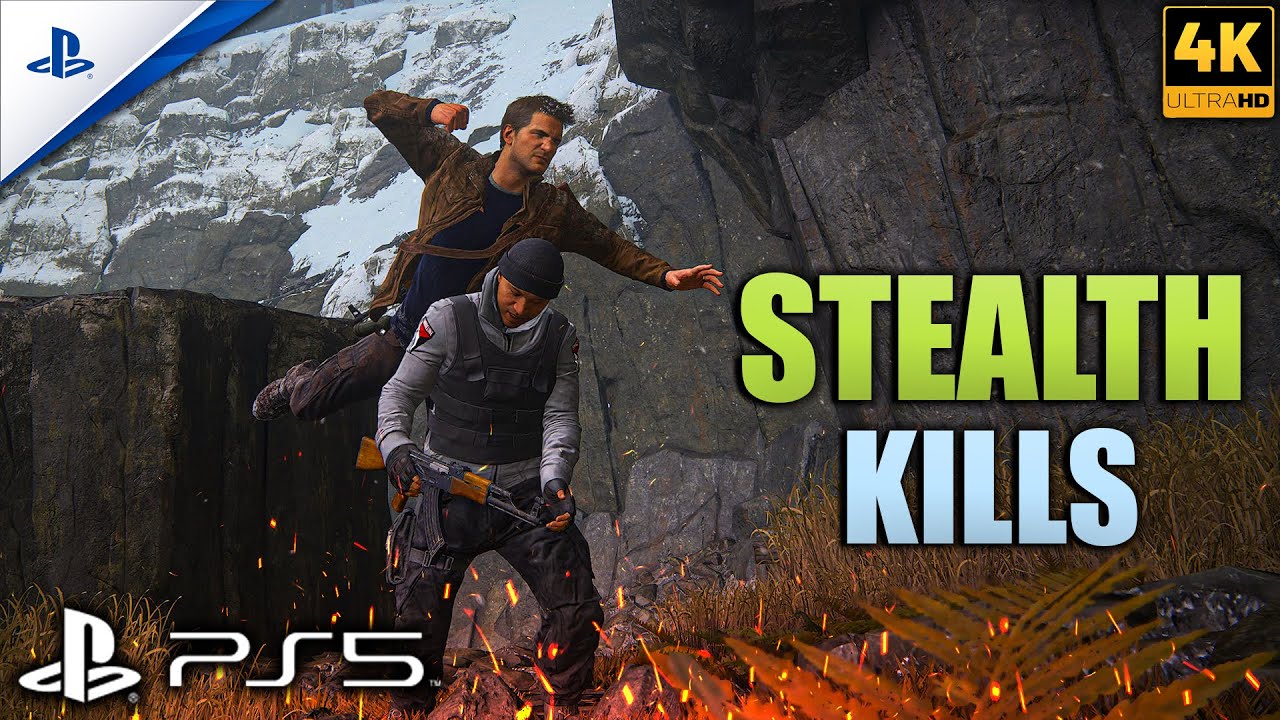Uncharted 4 PS5 – Silent Stealth Kills Only