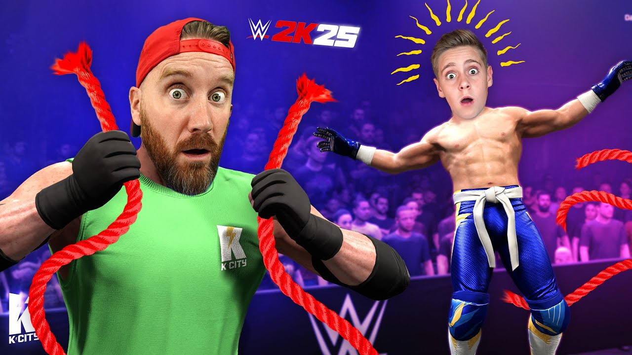 Мы убрали канаты в WWE 2k25! (DadCity против Little Flash Underground, часть 5)