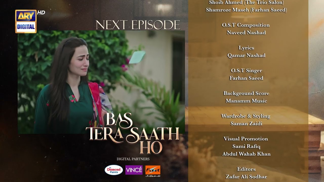 Bas Tera Saath Ho Episode 36 | Teaser | Farhan Saeed | Sana Javed |  ARY Digital