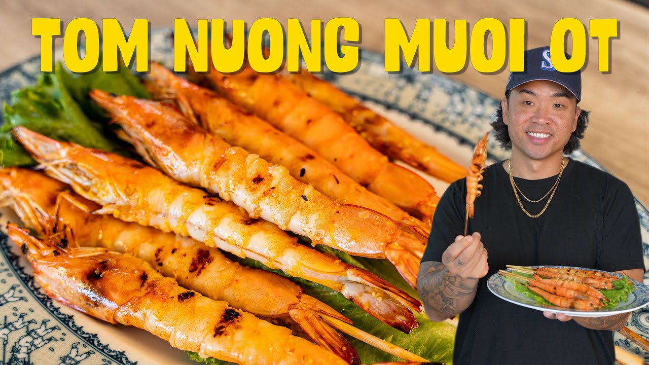 Making Vietnamese Grilled Shrimp Skewers with the Most Addictive Sauce