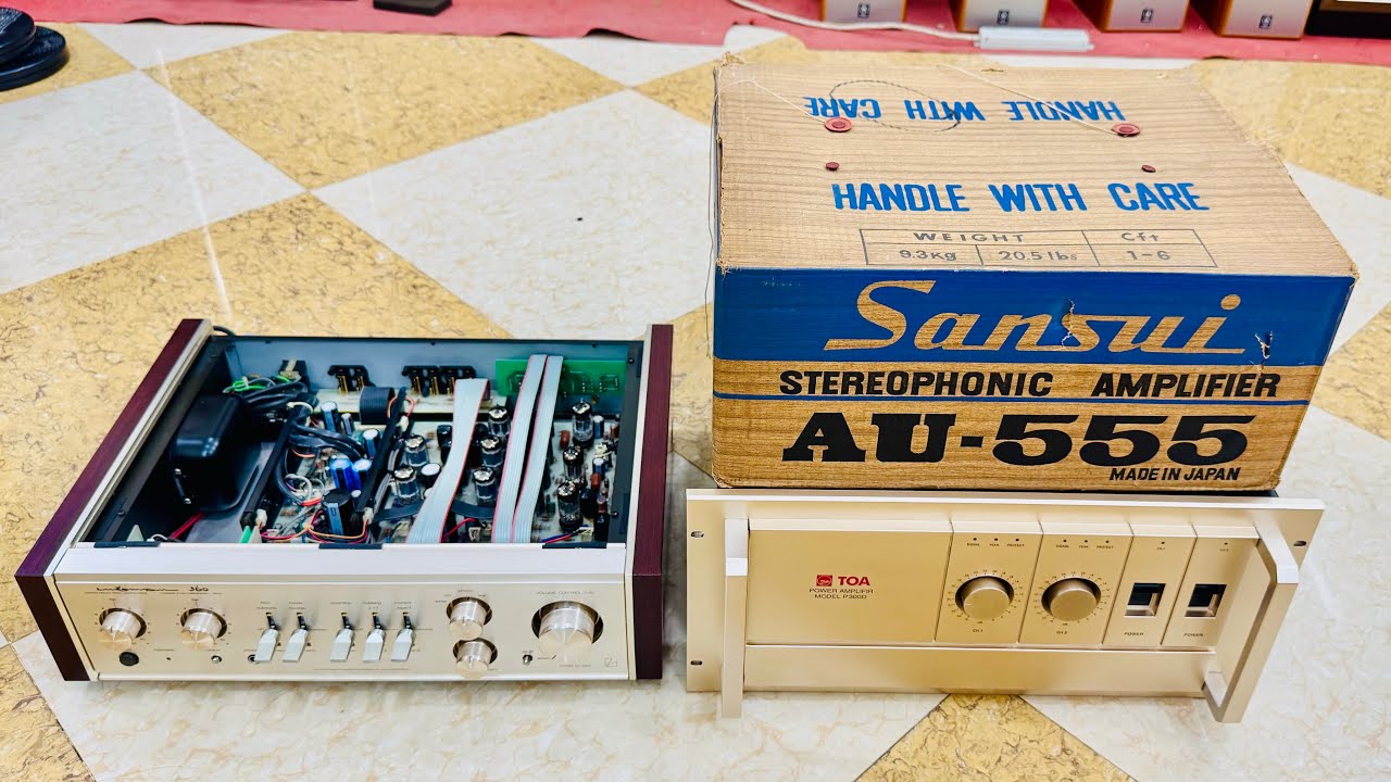 Khui Thùng Xốp Amply Mạ Vàng Nặng 40kg 900W Mững Lễ Giảm 3 Triệu TUYẾN AUDIO 0917 838 969