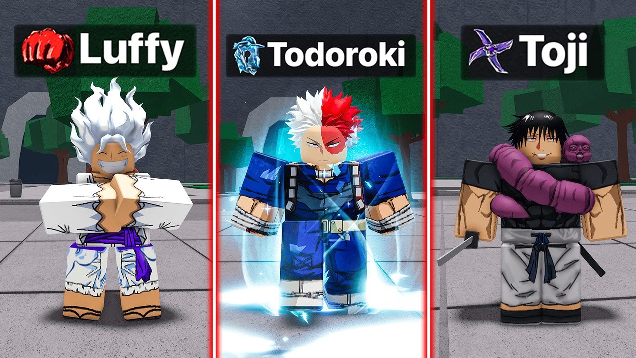 The Strongest Battlegrounds, But Random Anime Characters Decide Our MOVESET!