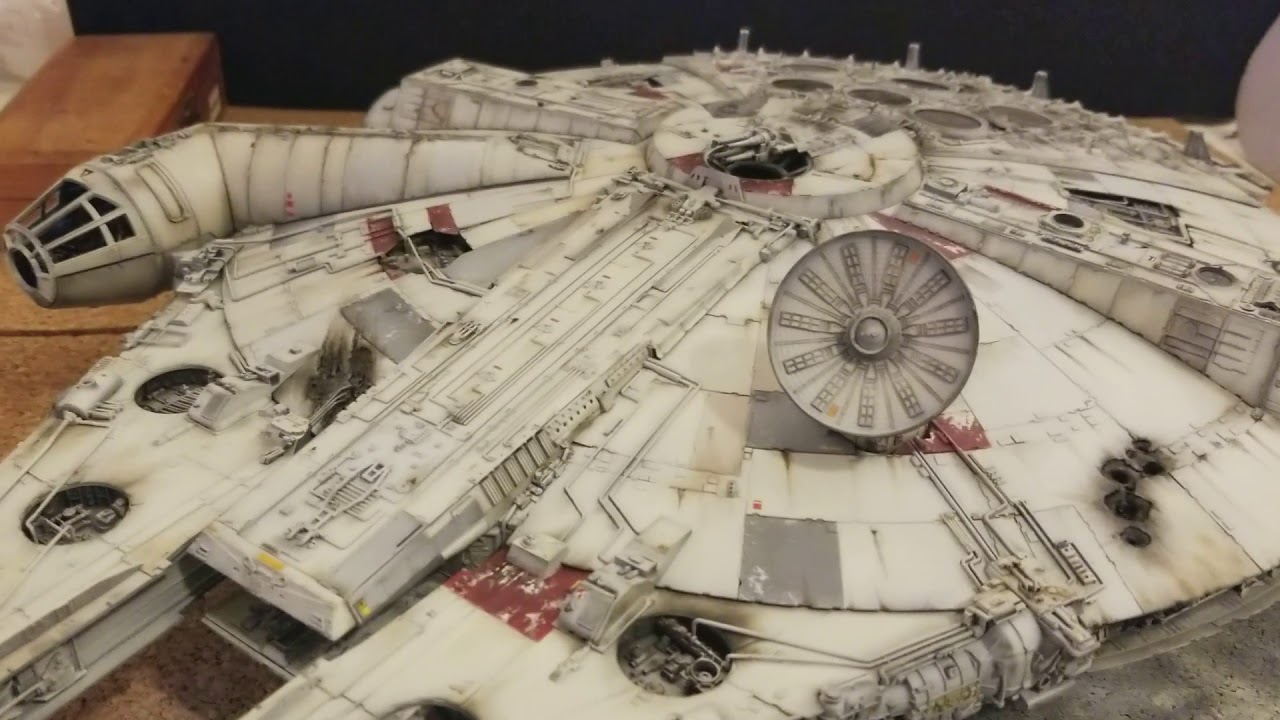 Star Wars Millennium Falcon model- 1 Year build with tips