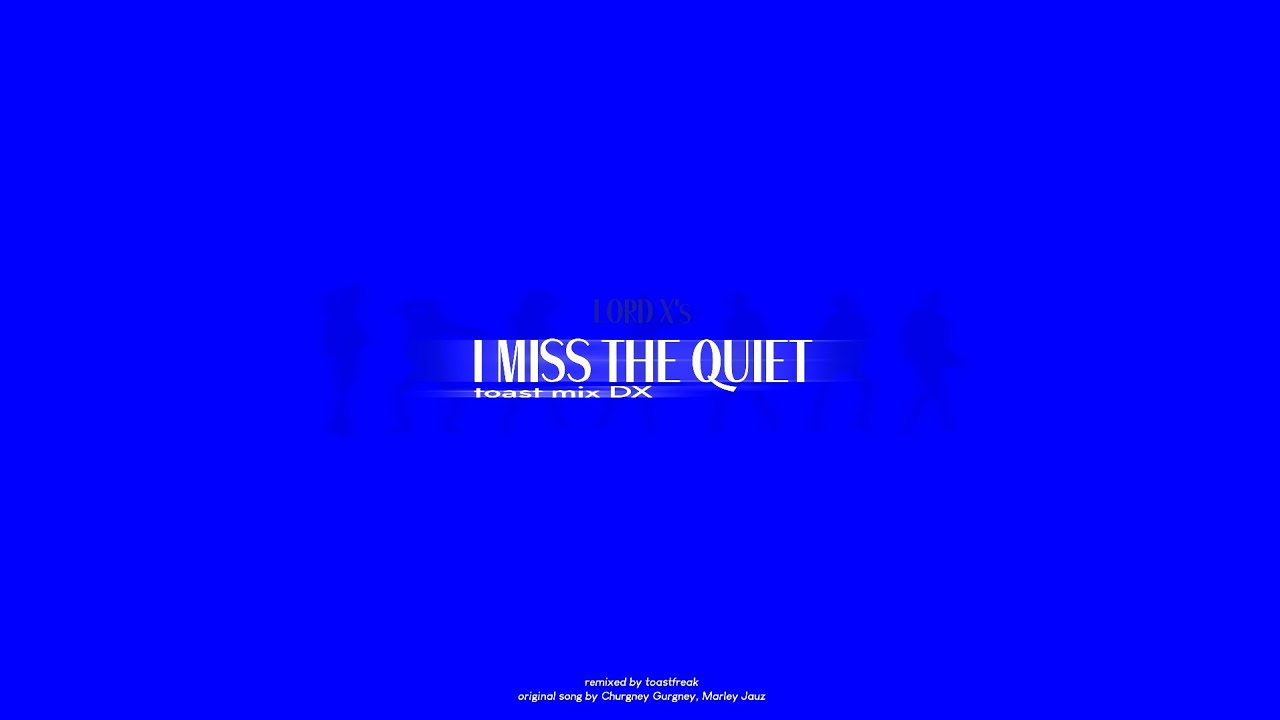 I MISS THE QUIET (toast mix DX)