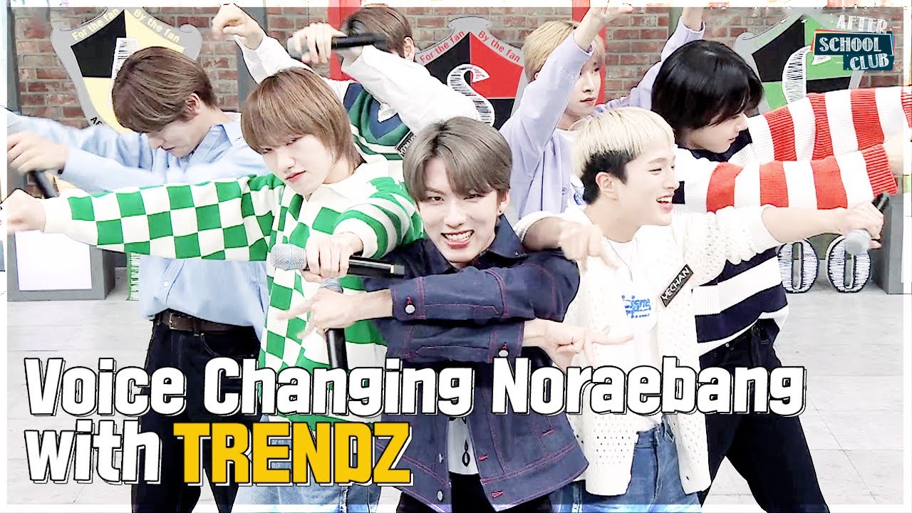 [After School Club] Voice Changing Noraebang with TRENDZ (트렌드지의 음성 변조 노래방)