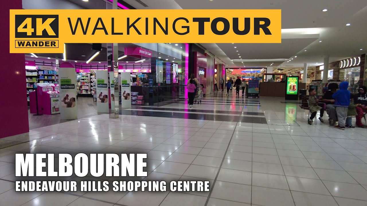 Endeavour Hills Shopping Centre Walking Tour in Melbourne, Australia (4K 60fps)