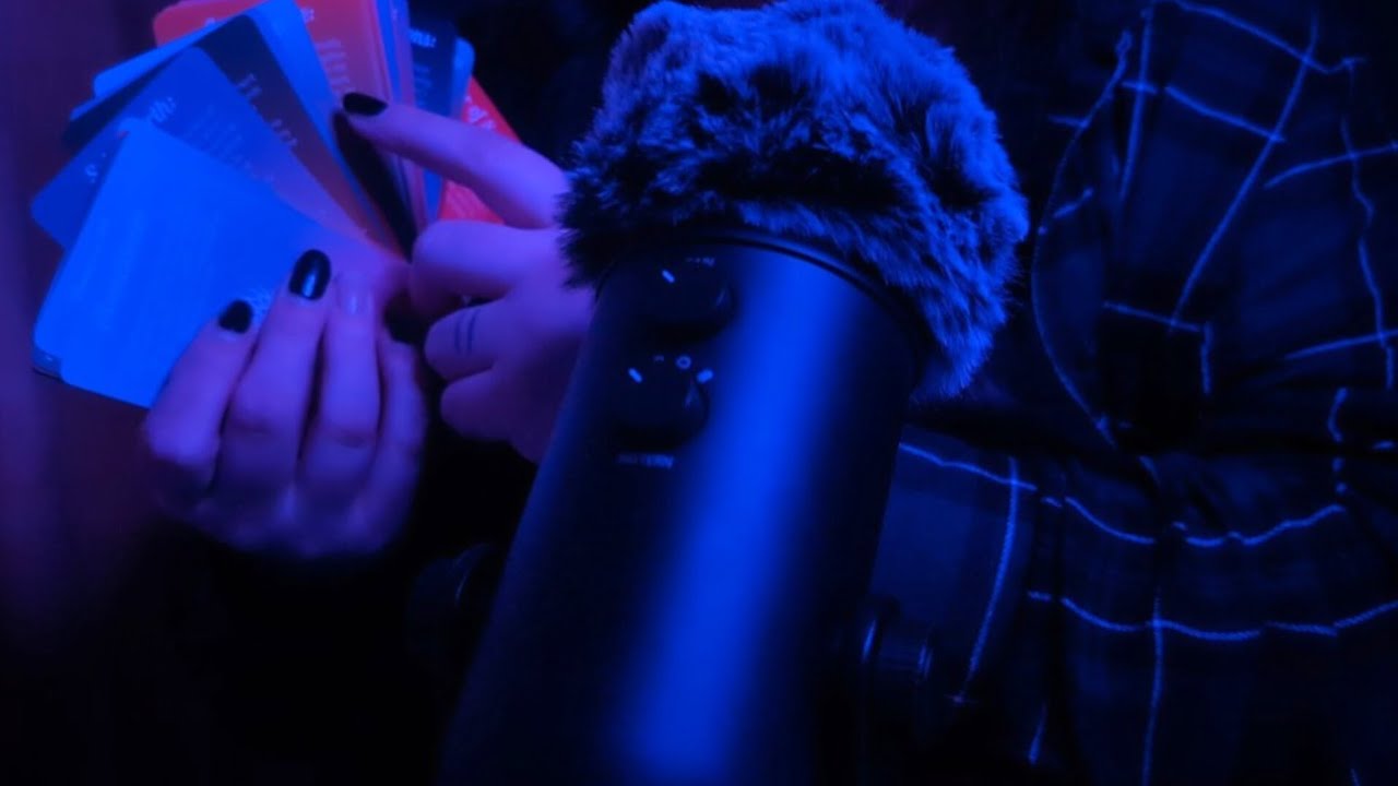Sleepy Personal Attention ASMR to Help You Drift off (Whispers, Cards, Face Brushing)