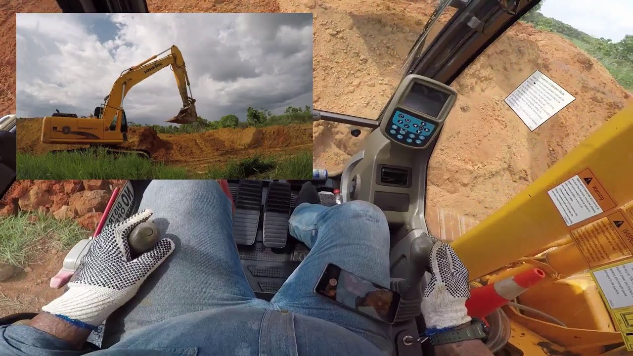 Mira y aprende a operar una excavadora de oruga.