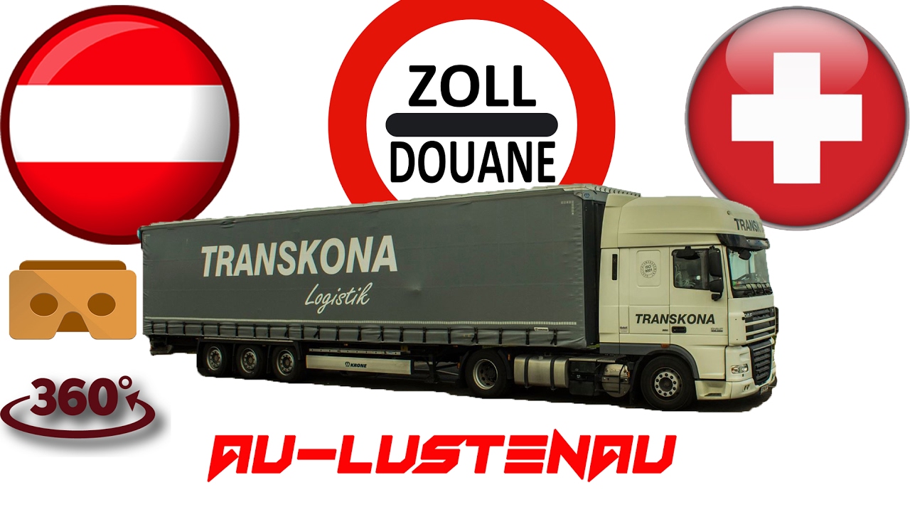Au-Lustenau határ/grenze  üresen/Leeren 360 fokos videó