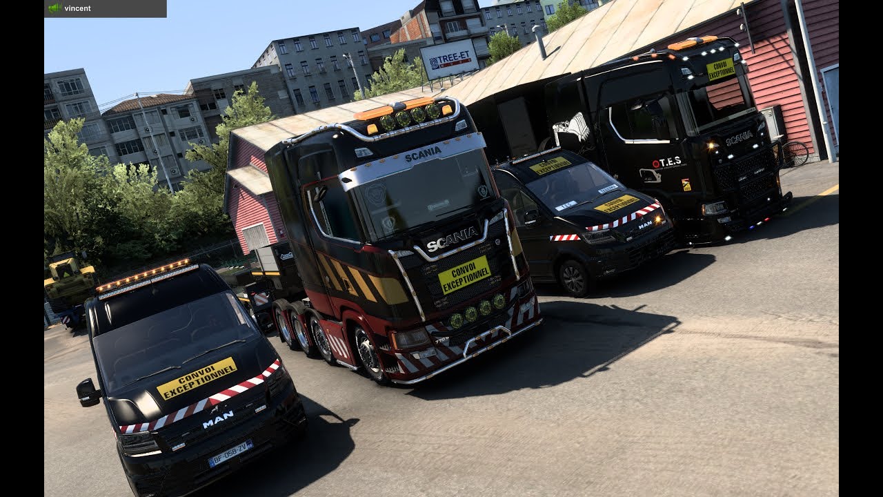 🚨ETS2 ⚠️CONVOIE EXEPTIONEL AVEC LE NOUVEAU🚨⚠️🚛