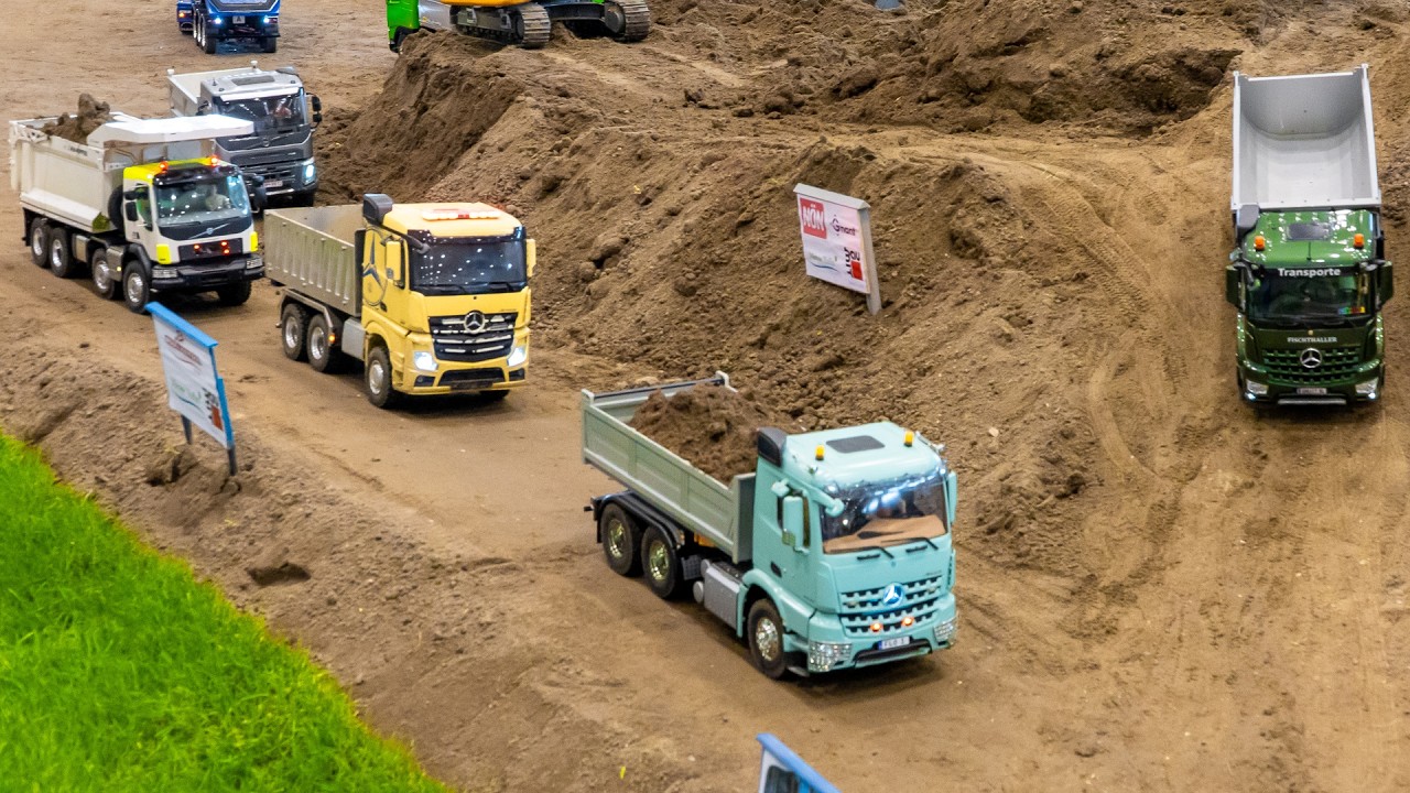 BEST OF RC Trucks & Construction Machines at Modellbautage Tulln 2024 – Epic RC Action! 🚛🚧🔥