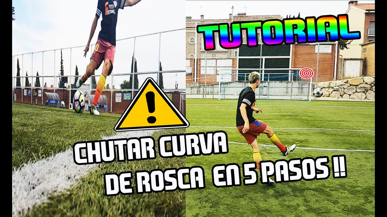 Como Chutar con Rosca y Pegar al Balón con Curva En 5 Pasos - Tutorial Chutar con Efecto Fútbol