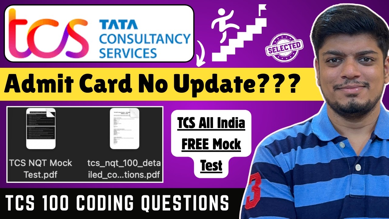 🔥TCS NQT 2026 Admit Card? | TCS Exam No Update? | Exam Delayed | TCS All India FREE MOCK TEST 