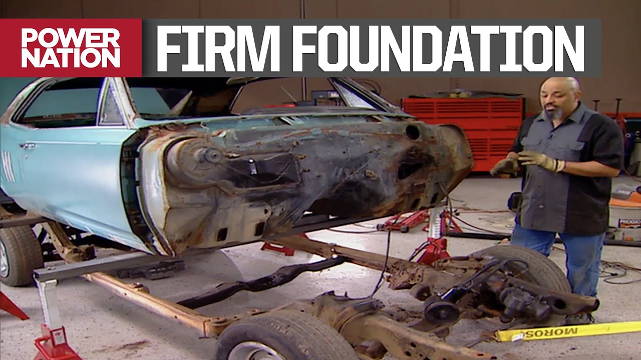 Blasting, Straightening, Plugging, and Boxing our Pontiac LeMans Frame - MuscleCar S2, E12