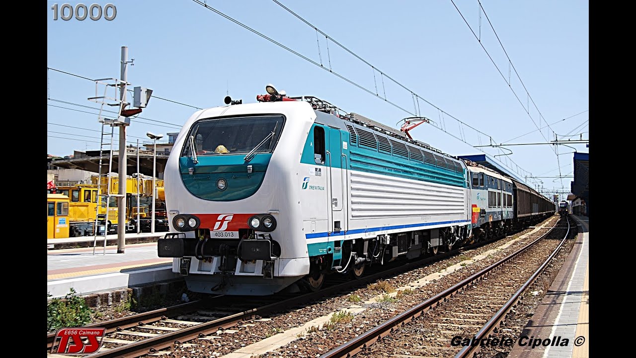 Attenzione.. Treni in transito @ Villa San Giovanni / Calabria (IntercityNotte, Regionali, Merci) !