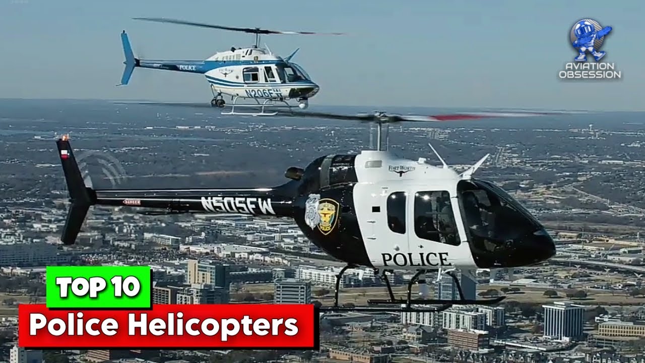 10 невероятных полицейских вертолетов 🚁