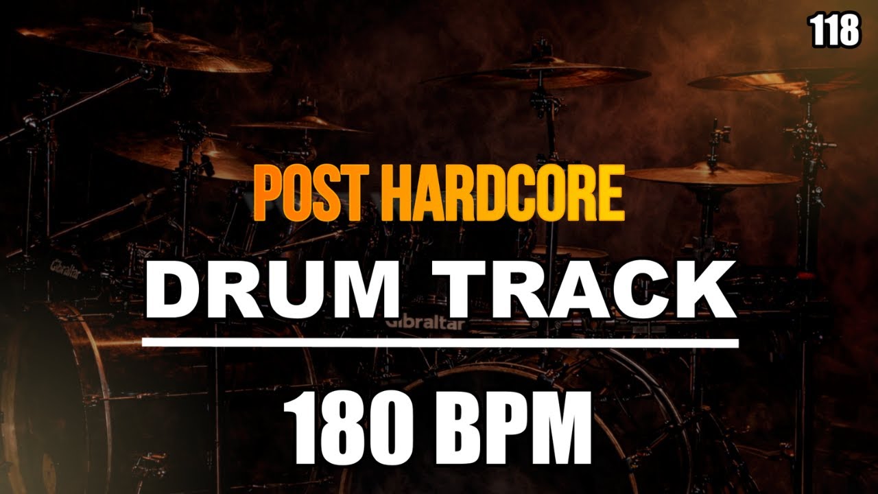 Post Hardcore I Drum Track I 180 BPM I Full Arrangement