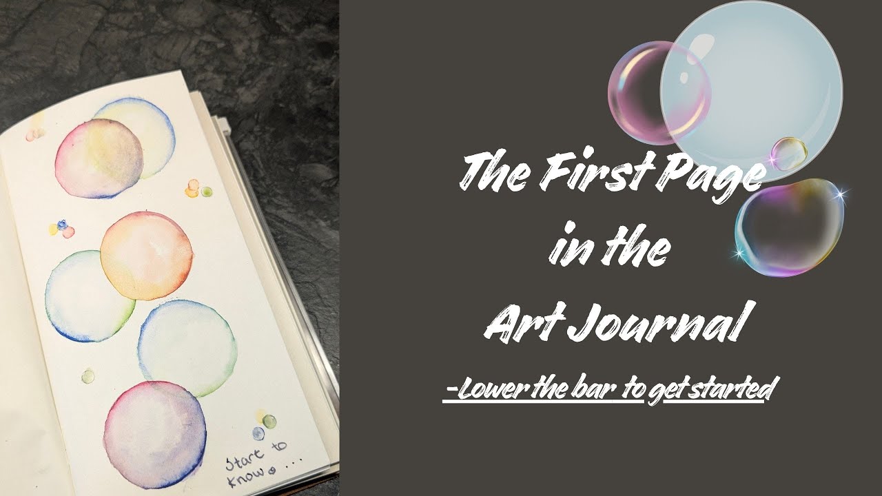 Art Journal - Lower the bar to get started. #artjournal #personaldevelopment #mentalstrength