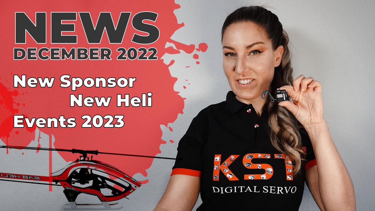 News Flash Dec22 // New sponsor / New heli / Events 2023