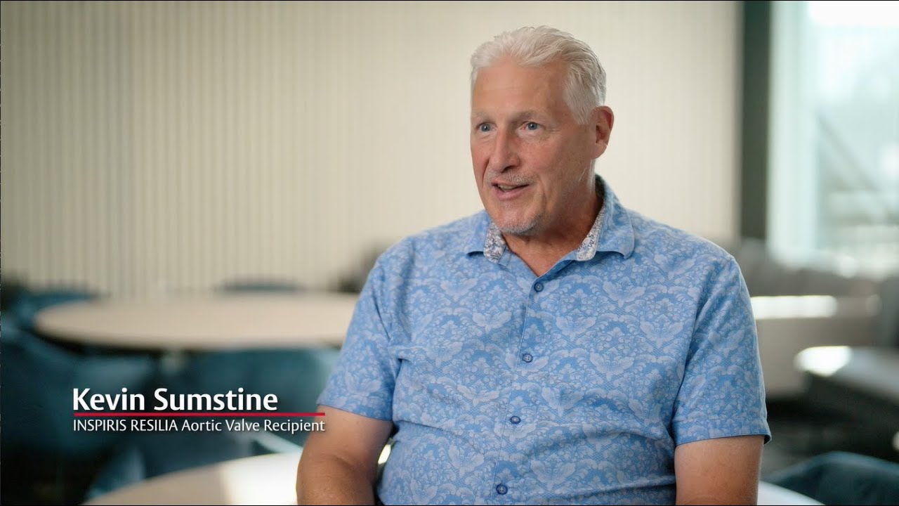 Kevin Sumstine – Heart surgery patient, Edwards Lifesciences INSPIRIS RESILIA aortic valve recipient