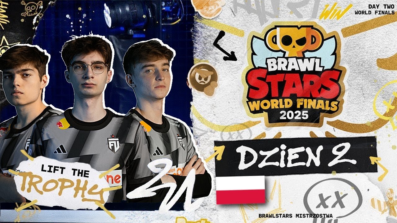 WORLD FINALS - 🔥 FINAŁY MISTRZOSTW  ŚWIATA  BRAWL STARS 🔥DZIEŃ 2   2025 PL🔥POLACY W CWIERCFINALE!