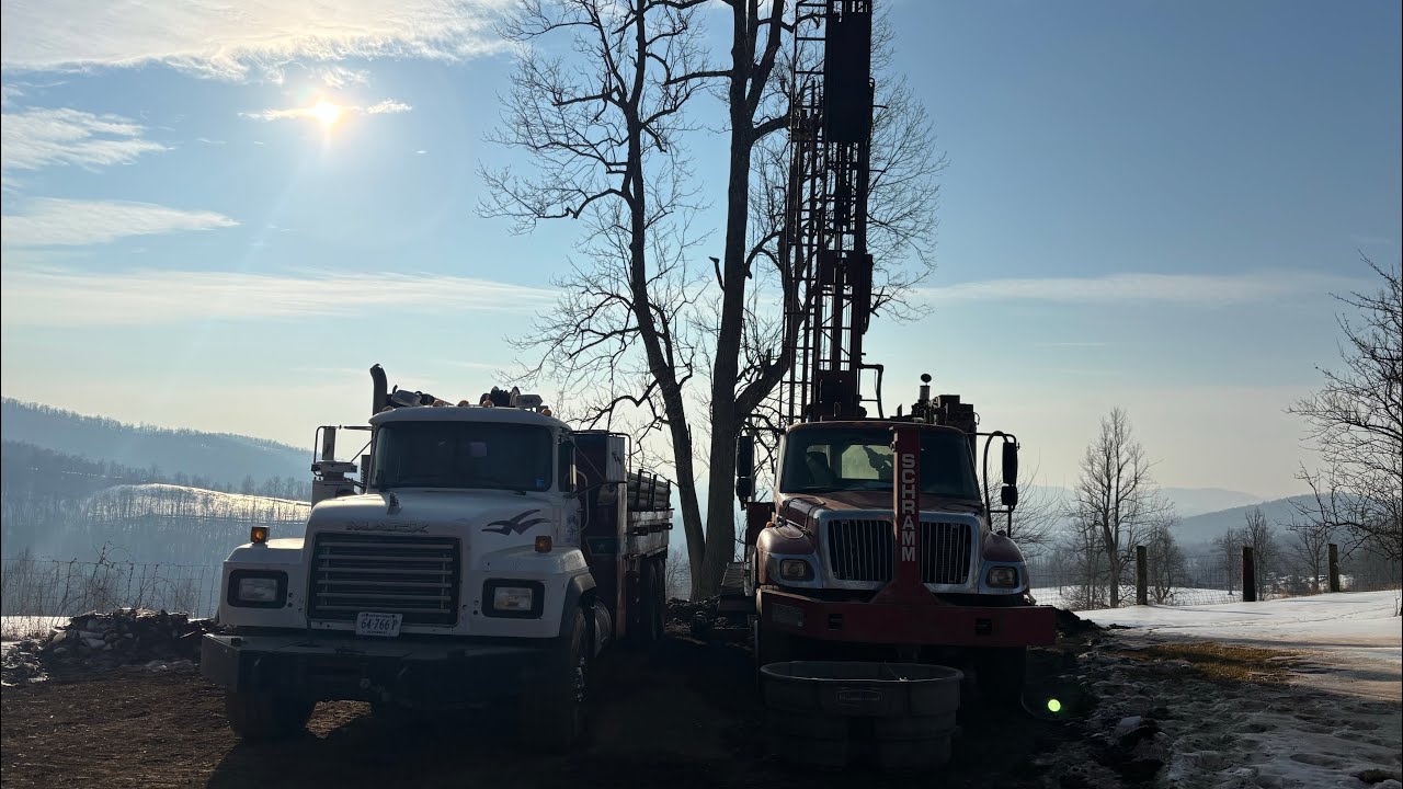 Week in the life of a water well driller. 