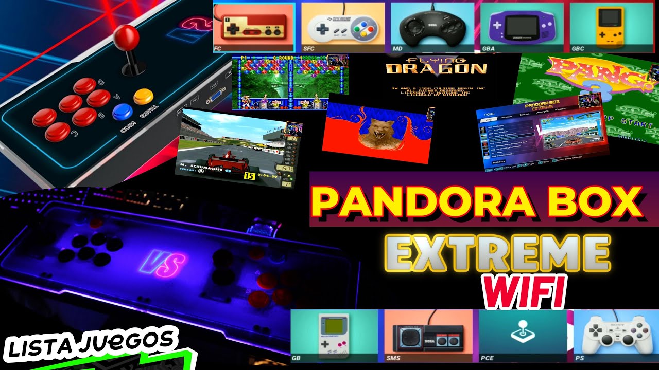 Unboxing y análisis de 6200 juegos PANDORA BOX EXTREME WIFI 2024  PARTE 1