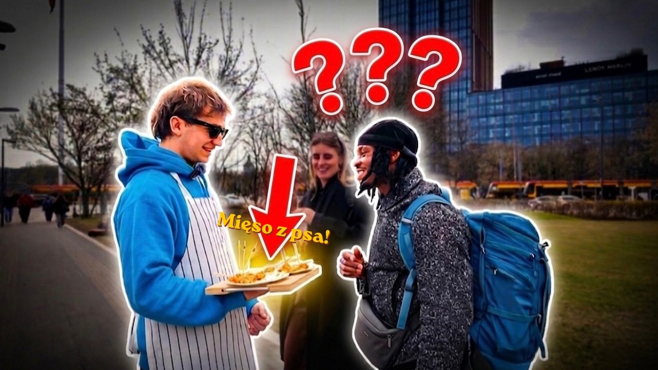 DAJE LUDZIOM PSIE MIĘSO!! (Prank)