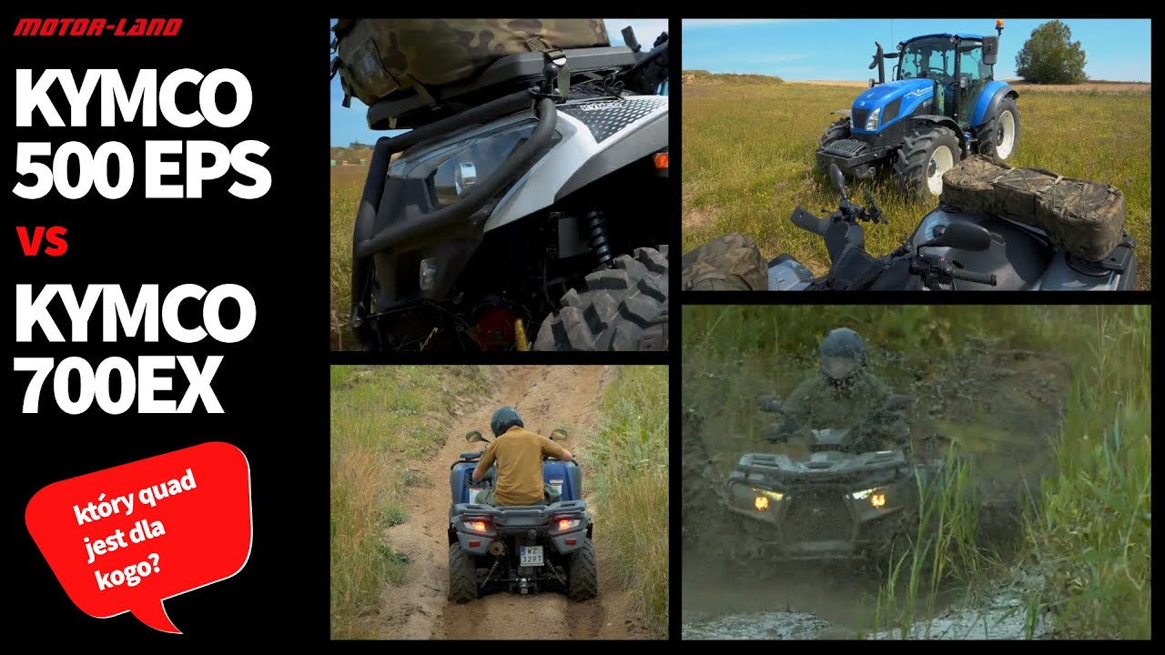 KYMCO 700 EX VS KYMCO 500 EPS | Szczeg&oacute;łowe por&oacute;wnanie 