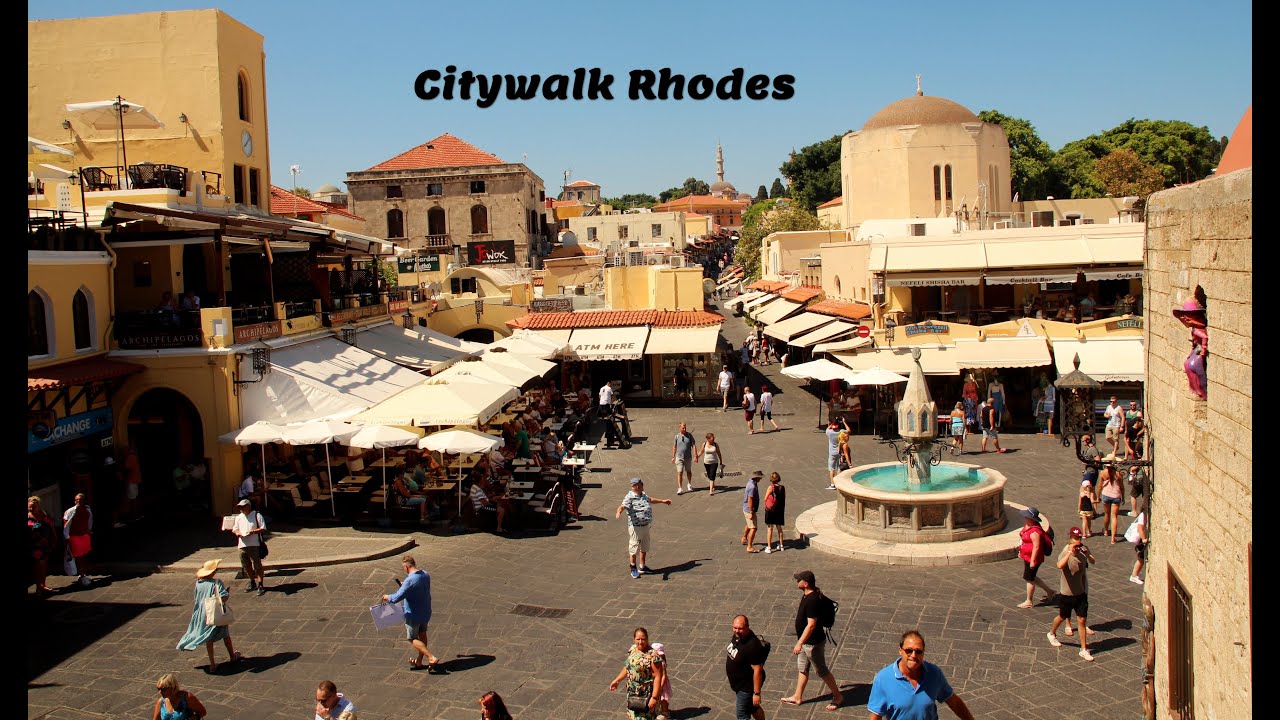 Walking the Tourist Trails of Rhodes Town, Greece