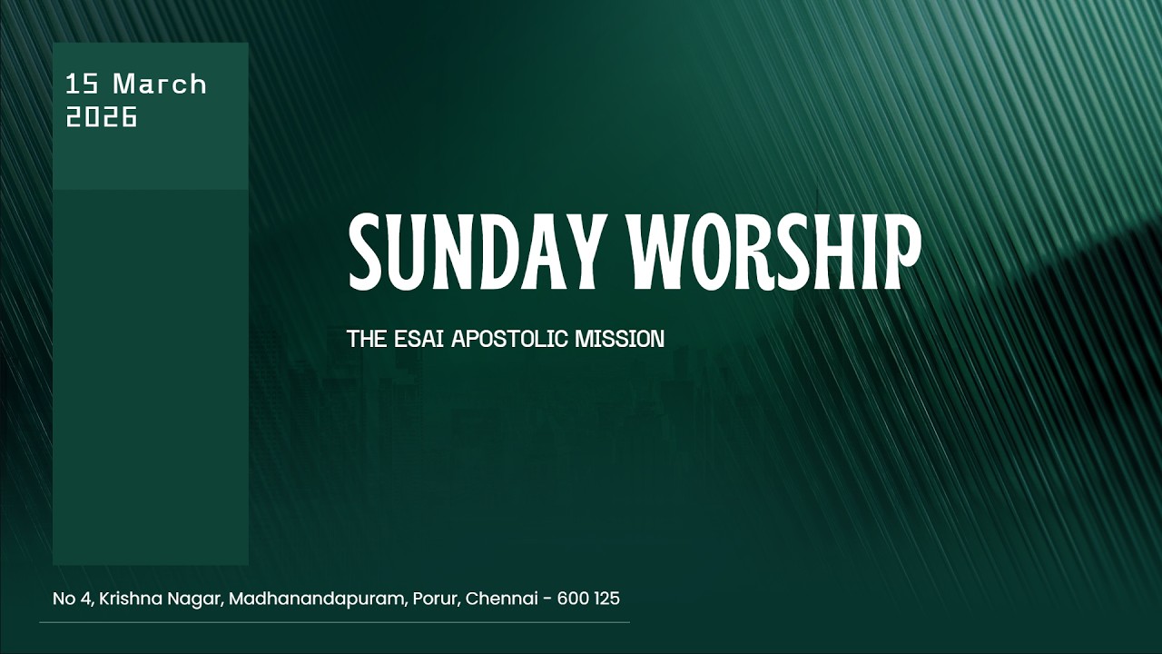 LIVE | Sunday Worship | 15 March 2026