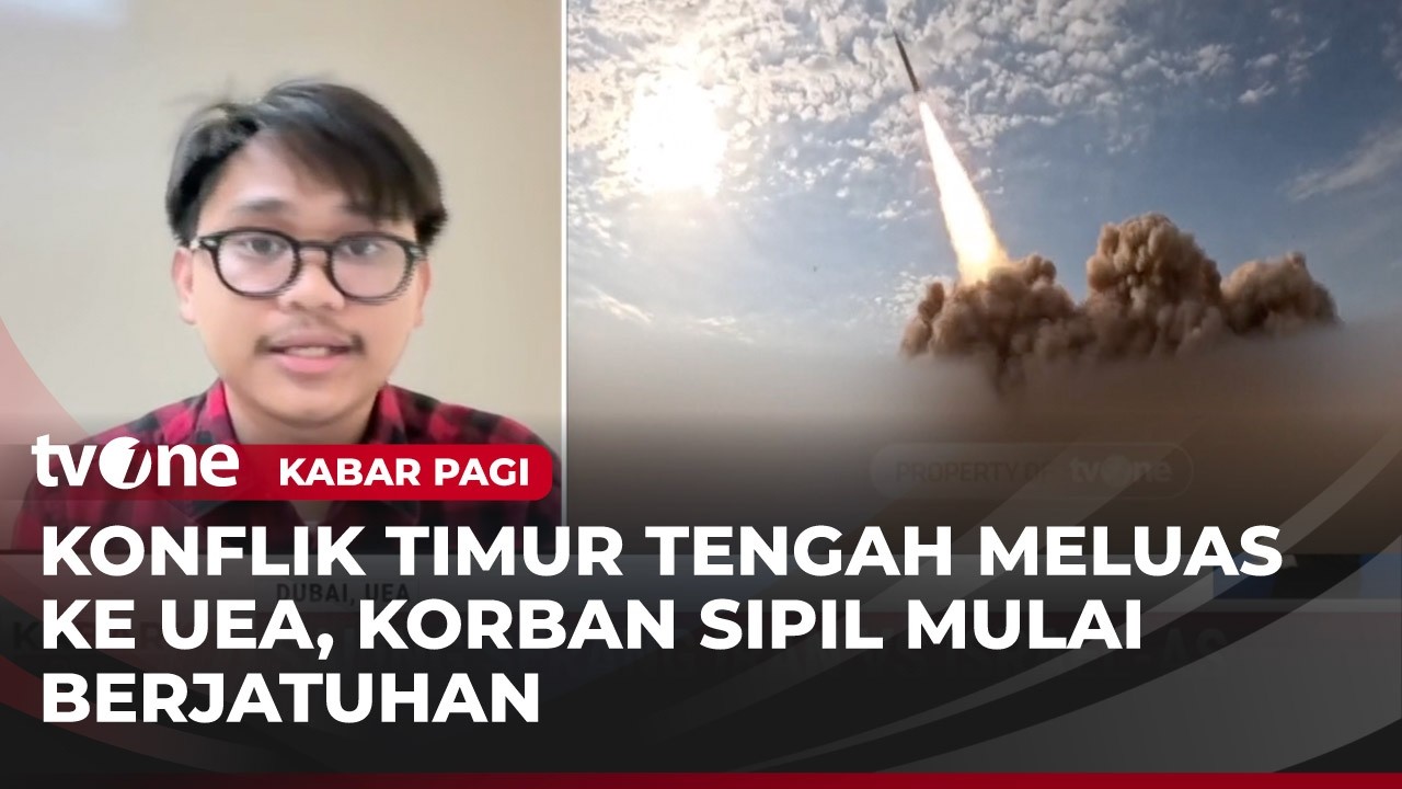 6 Orang di UEA Alami Luka Akibat Perang Iran Vs Israel-AS | Kabar Pagi
