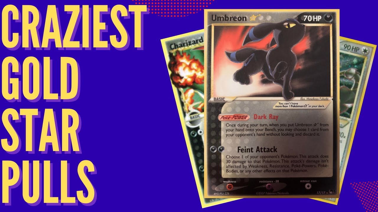 CRAZIEST GOLD STAR PULLS ($30,000 Umbreon Pull) + REACTIONS | Pokemon Pack Opening Highlights #33