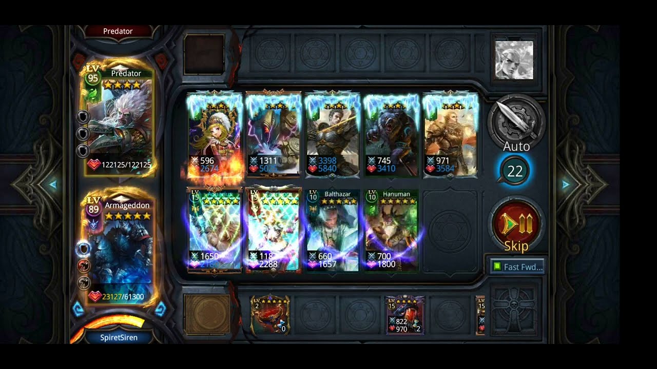 Beating level 15-2 easy in Deck Heroes!