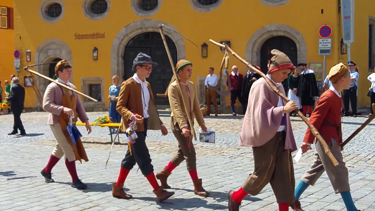 Sehenswerter Festzug der Kinderzeche Dinkelsbühl 2018 HD