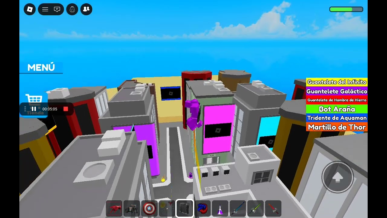 Jugando roblox