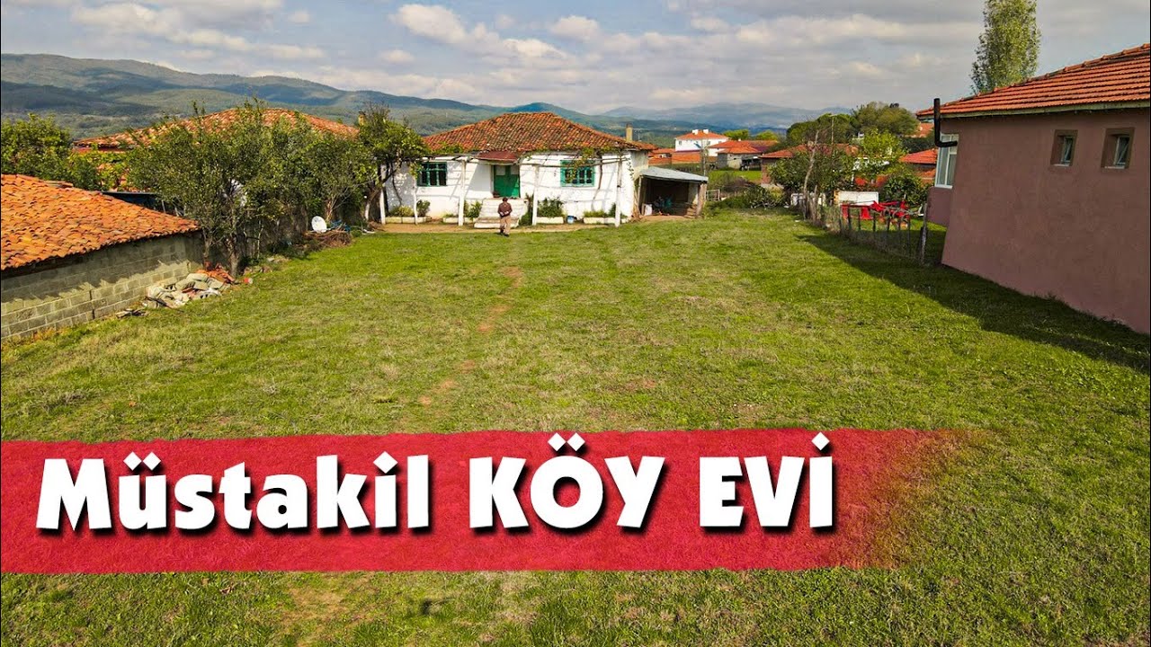 Satıldı…….Müstakil Köy Evi ve Bahçesi 980 m2 / Şehir Merkezine Yakın