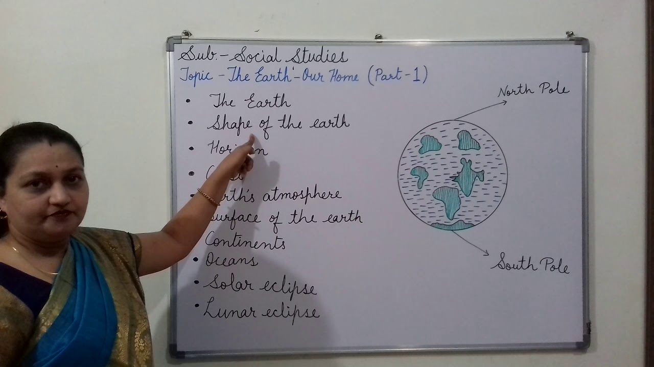 CLASS -3 SOCIAL STUDIES : THE EARTH OUR HOME PART  1